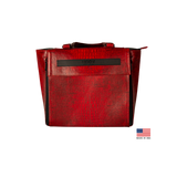 Balance Convertible Bag: Vegan Leather: Fire Red