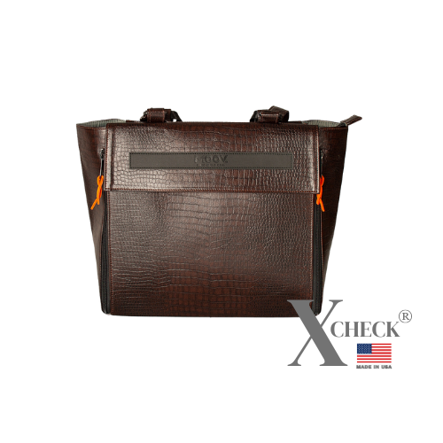 Balance-X Convertible Bag: Vegan Leather: Chestnut Brown